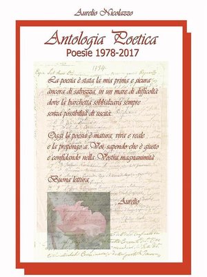cover image of Antologia Poetica--Poesie 1978-2017